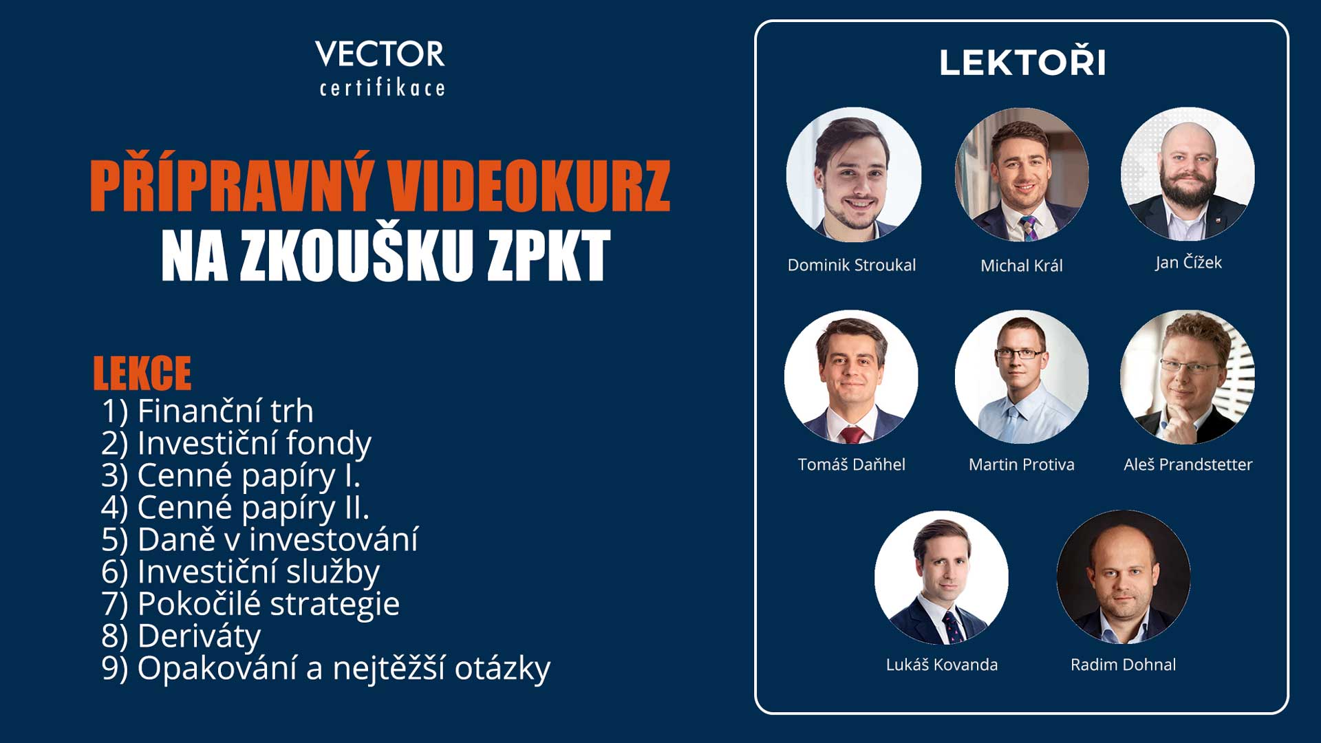 Přípravný videokurz na zkoušku ZPKT (investiční zkoušku)